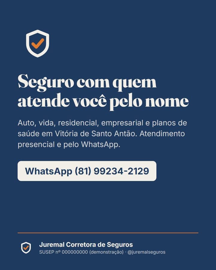 Post: seguro com quem atende você pelo nome